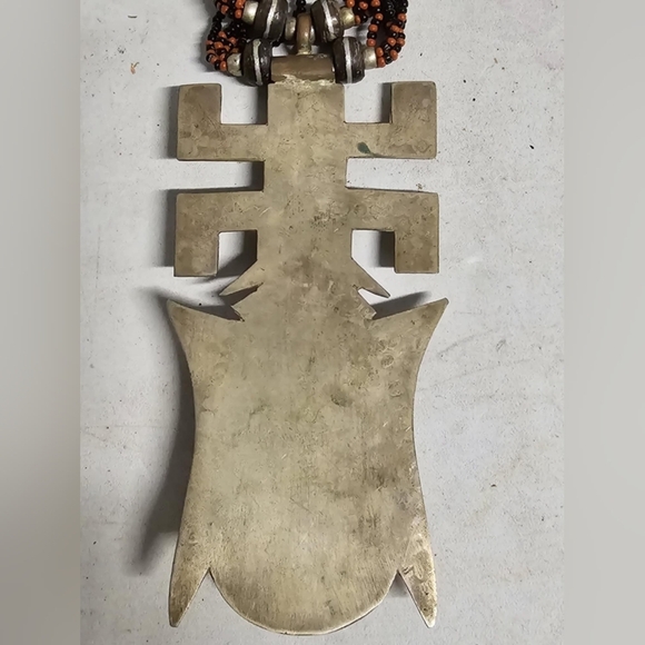 Authentic Tuareg Silver Amulet Multi Strand African  Black  Seed Necklace RARE - Picture 7 of 8